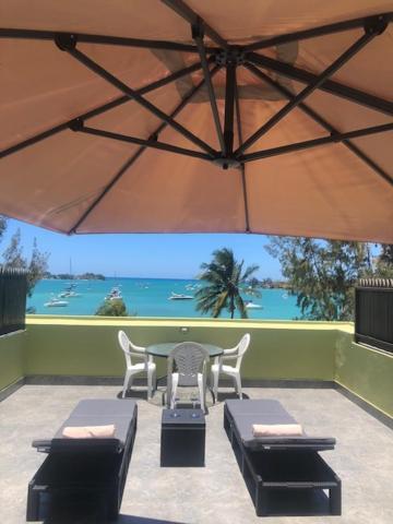 The ValeOcean-View Penthouse With Roof Terrace, Grand Baie, Waterside Complex公寓 外观 照片